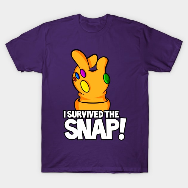 I SURVIVED THE SNAP! T-Shirt by BezierDesigns